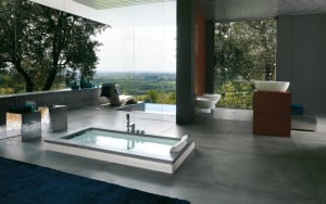 Aura wood wenge 1 osobowa wanna z hydromsażem