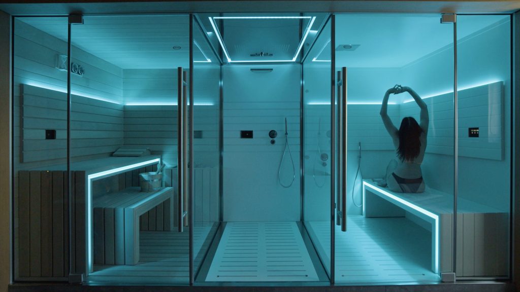 HERBEC - zdjęcia oryginalnych produktów Jacuzzi 4 SASHA - Sauna Łaźnia i Prysznic 3w1 SASHA - Sauna Łaźnia i Prysznic 3w1