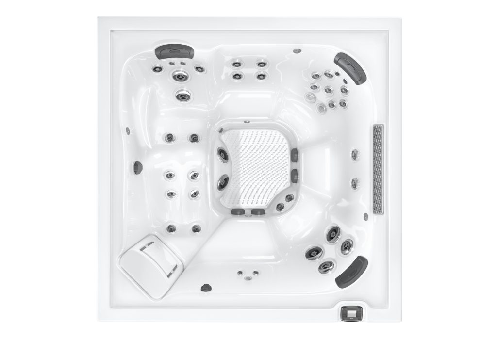 J-LXL Jacuzzi Infra Red IR podczerwień 6 osób Jacuzzi_J-LXL_Mid_IR-Lights_02 Herbec salon basenów SPA całoroczne Ogrodowe PREMIUM luksusowe nowoczesne kwadratowe niecki z hydromasażem Warszawa Kraków Wrocław Katowice Polska