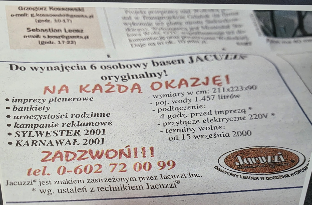 HIstoria Jacuzzi w Polsce salon Herbec wannny spa ogrodowe hydromasaż gdzie kupic basen 22 HIstoria Jacuzzi w Polsce salon Herbec wannny spa ogrodowe hydromasaż gdzie kupic basen 22