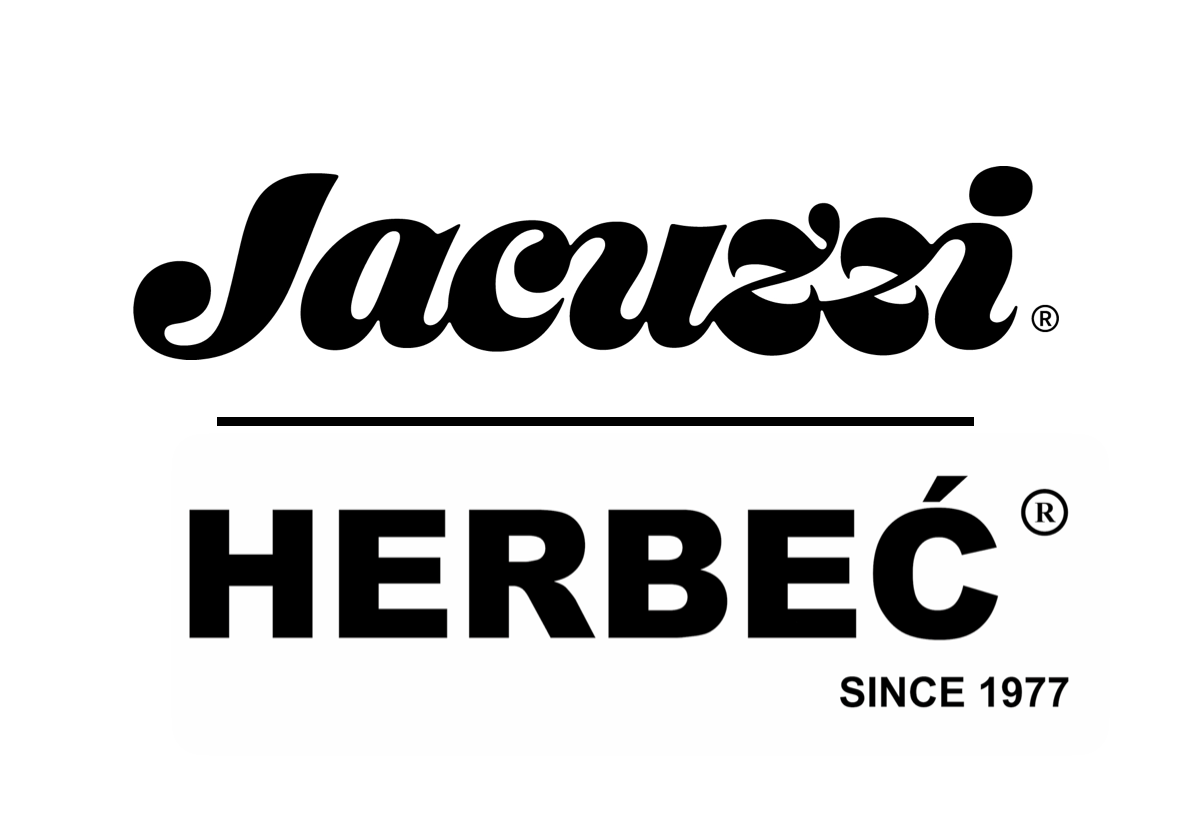 Jacuzzi logo HERBEC dystrybutor od 1995 600x600px